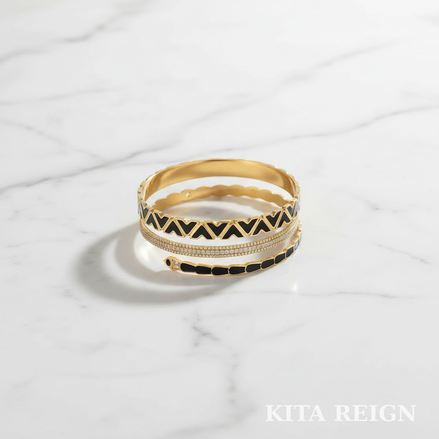 London Luxe Stackable Bracelet Set