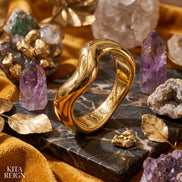 Fourth Wave Gold Bangle
