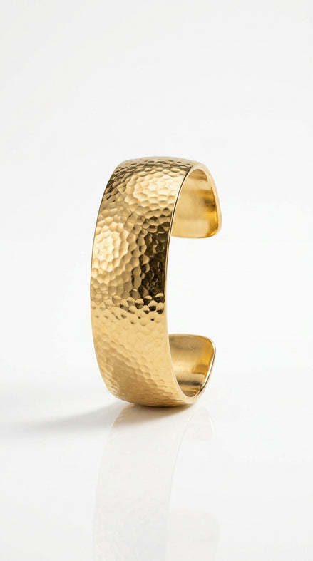 Elegant Gold Cuff Bangle  Description