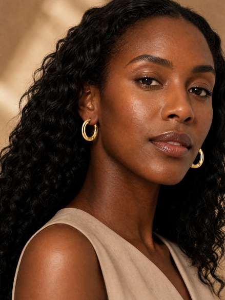 Classic Gold Hoop Earrings