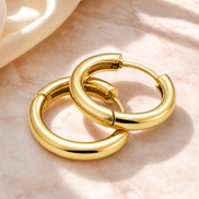 Classic Gold Hoop Earrings