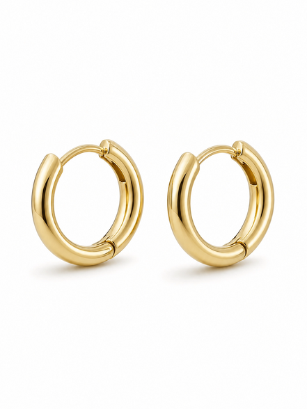 Classic Gold Hoop Earrings