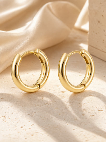 Classic Gold Hoop Earrings