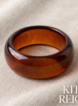 Ember Amber Resin Bangle