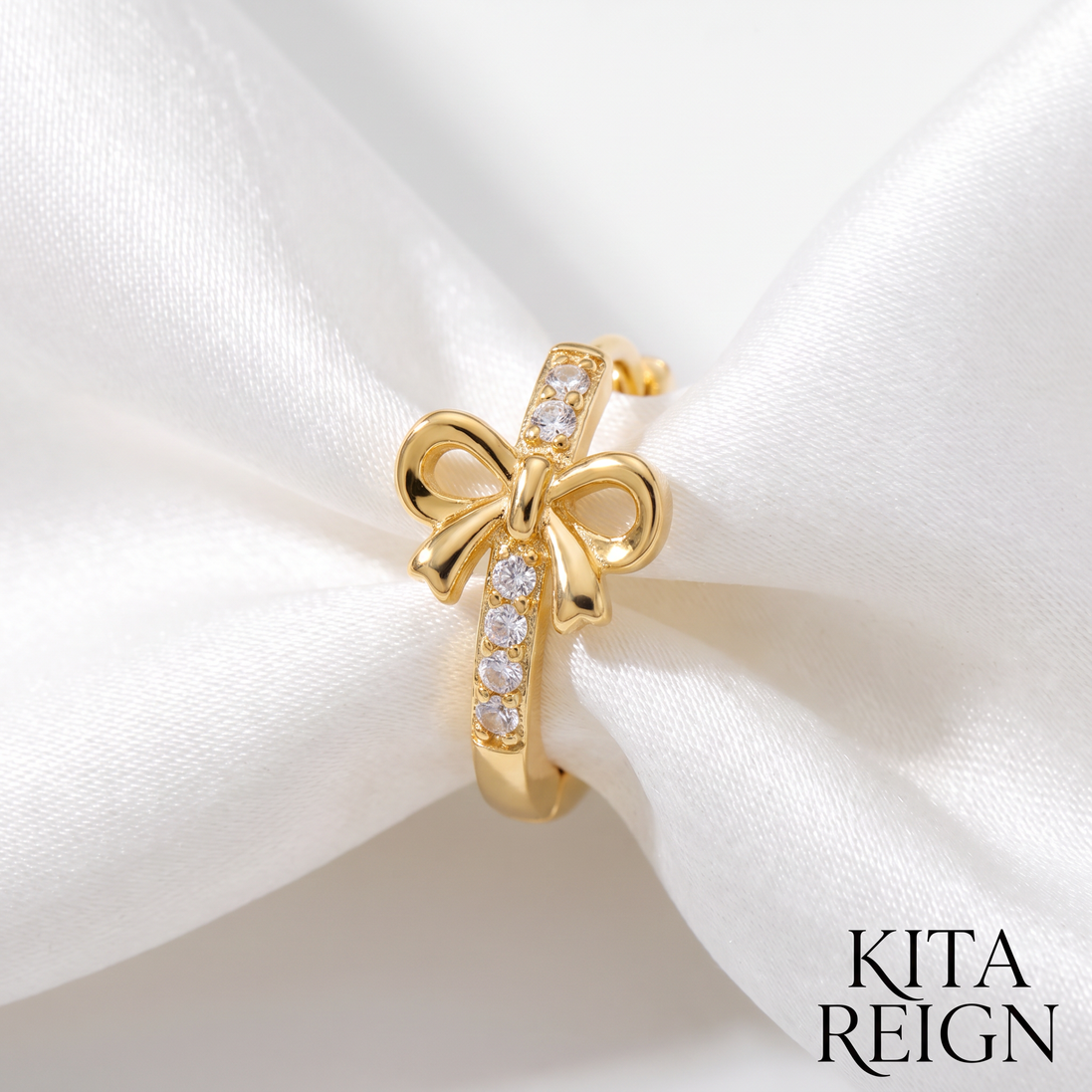 Delicate Bow Earring Studs