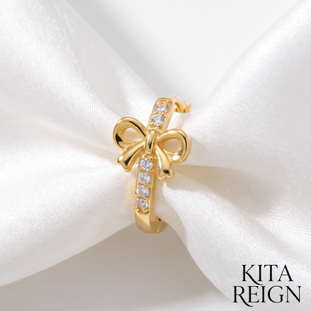 Delicate Bow Earring Studs